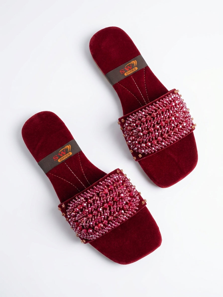 Red Kashmiri Soft Chapal